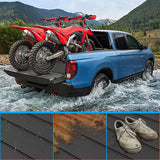 Nilight Heavy-Duty Truck Bed Mat Utility, Extra-Thick 4OInch x 8Inch Rubber Mat, Tough and Durable, Anti-Slip & Weathertech, Easy to Cut, Trim-to-Fit Design