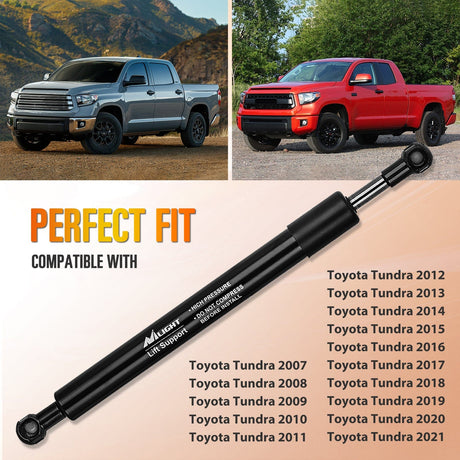 Nilight Pickup Tailgate Assist Shock for 07-21 Toyota Tundra Heavy Duty, Truck Tail Gate Lift Assist Tailgate Shock Damper fit for Toyota Tundra 2007-2012 2013 2014 2015 2016 2017 2018 2019 2020 2021
