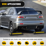 Nilight Parking Curb - Heavy Duty Rubber Garage Driveway Car Wheel Stopper Parking Aid Block Gadgets, 1-Pack