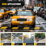 Nilight Rubber Speed Bump, 39.3Inch Heavy Duty 2 Channel Cable Protector Speed Humps for Garage Gravel Roads Asphalt Concrete, 19000 lbs Load Capacity, 2-Pack