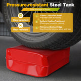 Gas Can Metal Gas Can 5 Gallon with Spout System and Handle, 20 Litre Metal Container for Gasoline Trucks Cars ATV Motorcycle Equipment, No Spill Steel Safety Gas Fuel Cans Red, 1 Pack