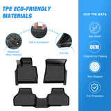 Floor Mats for BMW X3 F25 2011-2017 / BMW X4 2015 2016 2017 2018 All Weather Custom Fit Heavy Duty Floor Liners