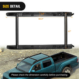 Nilight Aluminum Roof Rack Cross Bars Fit for Toyota Tacoma Double Cab 2005-2023