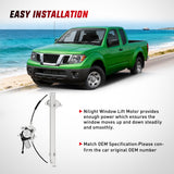741-348 Window Regulator/Motor Front Driver Side Compatible with Nissan Frontier 2005 2006 2007 2008 2009 2010 2011 2012 2013 2014 2015 only use Connector 2 Pins