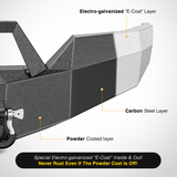 Front Bumper 2016 2017 2018 Chevy Silverado 1500 Front Bumper Textured Black Solid Steel 120W Light Bar 18W Light Pods