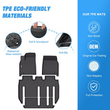 Floor Mat 2022 2023 2024 2025 Tesla Model X 7 Seats TPE Floor Mats