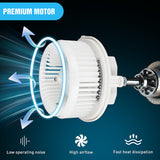 Nilight HVAC Heater Blower Motor Fit for Toyota Sequoia 2008 2009 2010 2011 2012 2013 2014 2015 2016 2017 2018 2019 2020 2021 2022, Sienna 11-20 Front Side, Replace# 87103-0C051 700298 75050