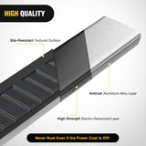 Nilight Running Boards for 2007 2008 2009 2010 2011 2012 2013 2014 2015 2016 2017 2018 2019 2020 2021 Toyota Tundra Double Cab 2 Full-Size Door & 2 Half-Size Door 6 Inch Side Step Nerf Bars Stainless Steel