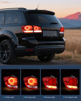 Nilight Taillight Assembly Compatible with 2011 2012 2013 2014 2015 2016 2017 2018 2019 2020 Dodge Journey Outer Tail Light Left Drive Side