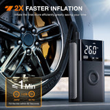inflator Tire Inflator Portable Air Compressor Battery Rechargeable 12VDC 150PSI Cordless Auto Shutoff w/Digital Pressure Gauge 2X Faster Inflation Air Pump