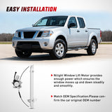 Front Passenger Window Regulator with Motor, Compatible with Nissan Frontier 2005 2006 2007 2008 2009 2010 2011 2012 2013 2014 2015, Power Window Lift Motor Assembly, 741-349
