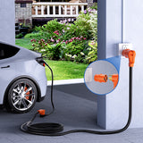 15Amp to 50Amp RV Power Adapter 125 Volt Heavy Duty RV Plug 5-15P to 14-50R 15A Male to 50A Female Receptacle for RV/EV Camper Caravan Trailer Generator