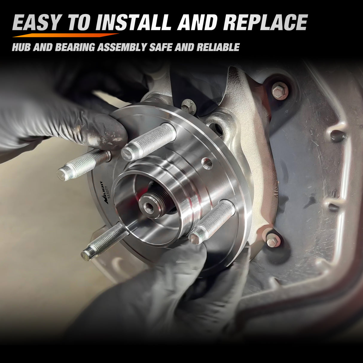 Nilight Front or Rear Wheel Bearing and Hub Assembly for Chevrolet Traverse 2009-2012 2013 2014 2015 2016 2017, GMC Acadia 2007-2016, Buick Enclave 2008-2017, Saturn Outlook 2007-2010 w/6-Lug, 513277