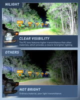 2015 2016 2017 2018 2019 2020 Chevy Tahoe Suburban Headlight Assembly Black Housing Amber Reflector Clear Lens