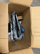 4 pcs 144 LED Strobe Traffic Advisor Light Bar Blue White with Controller 2 in 1 Automotive Emergency Warning Flashing Police Windshield Lights Bars for Cars Tow Plow Trucks Construction Vehicles (25% OFF Final Checkout)