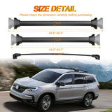 Aluminum Roof Rack Cross Bars Fit for Honda Pilot 2016 2017 2018 2019 2020 2021 2022 LX EX EX-L with Flush Rails Fixed Point