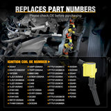 ignition coil pack 8pcs Ignition Coil Pack DG508 DG457 DG472 Straight Boot Ignition Coils Fit for Ford CROWN F150 F250 F350 450 EXPEDITION EXPLORER ECONOLINE EXCURSION 1998-2003 05-14 4.6L 5.4L V8 DG491 FD503