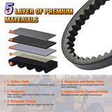 Go Kart Drive Belt 40 Series Torque Converter Belt Replacement for Comet 203785A Comet 203785 MANCO 12346 40 Series, 3 Pack