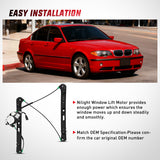 741-485 Power Window Regulator/Motor Front Passenger Side Compatible with BMW E46 325i 328i 330i 1999 2000 2001 2002 2003 2004 2005 Sedan