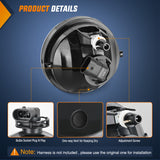 Fog Light Assembly Compatible with Toyota 2005 2006 2007 2008 2009 2010 2011 Tacoma 2007-2013 Tundra 2008-2017 Sequoia 2004-2006 Solara Smoke Lens w/H10 42W Bulbs