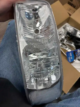 Headlight Assembly 1999 2000 2001 2002 2003 2004 2005 2006 GMC Sierra Yukon Headlight Assembly Chrome Case Clear Reflector (25% OFF Final Checkout)