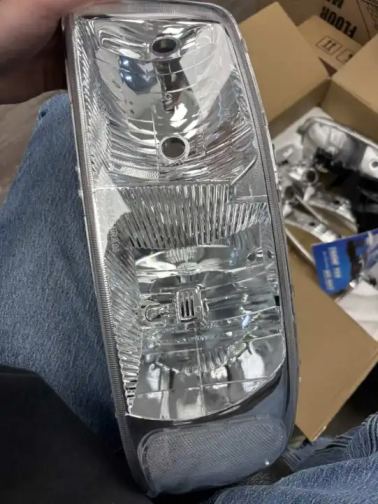 Headlight Assembly 1999 2000 2001 2002 2003 2004 2005 2006 GMC Sierra Yukon Headlight Assembly Chrome Case Clear Reflector (25% OFF Final Checkout)