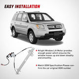 Nilight Power Window Regulator with Motor Assembly Replacement for Honda Pilot 2003 2004 2005 2006 2007 2008, Front Driver Side, 748-129