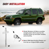 741-526 Power Window Regulator/Motor Front Driver Side Compatible with Jeep Liberty KJ 2002 2003 2004 2005 2006,Front Left Side