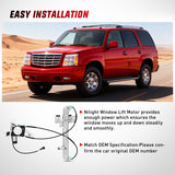 Power Window Regulator with Motor Rear Passenger Side,Compatible with Cadillac Escalade/Chevy Tahoe/GMC Yukon 2002 2003 2004 2005 2006,Rear Right,748-229