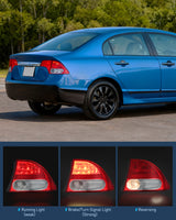 Taillight Assembly Compatible with 2009 2010 2011 Honda Civic Sedan Hybrid 4 Door Rear Lamp Replacement OE Style Passenger Side