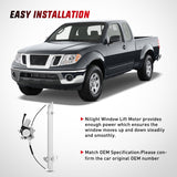 Nilight Front Passenger Window Regulator with Motor, Compatible with Nissan Frontier 2005 2006 2007 2008 2009 2010 2011 2012 2013 2014 2015, Power Window Lift Motor Assembly, 741-349