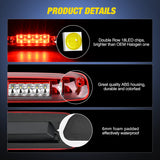 Third Brake Light Third Brake Light Tail High Mount 3rd Stop Cargo Reverse LED Lights Red Shell for Chevy Silverado GMC Sierra 1500 2500 3500HD 2007HD Classic 1999 2000 2001 2002 2003 2004 2005 2006