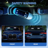 Nilight 24LED Emergency Strobe Traffic Advisor Light Bar 2 in 1 White Dash Warning Safety Flashing Lights Front/Rear Windshield Construction Lights for Trucks Cars Plow Police Firefighter Vehicles
