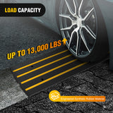 Nilight Driveway Curb Ramps, 2.6 Inch High Heavy-Duty Rubber Curbside Vehicle ramps for Car Truck Wheelchair Mobility Loading Dock Garage, 2 Pack