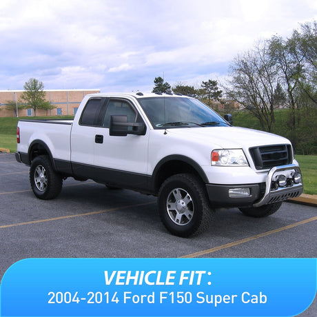 2004- 2014 Ford F150 Rain Guards Acrylic 4Pcs Nilight