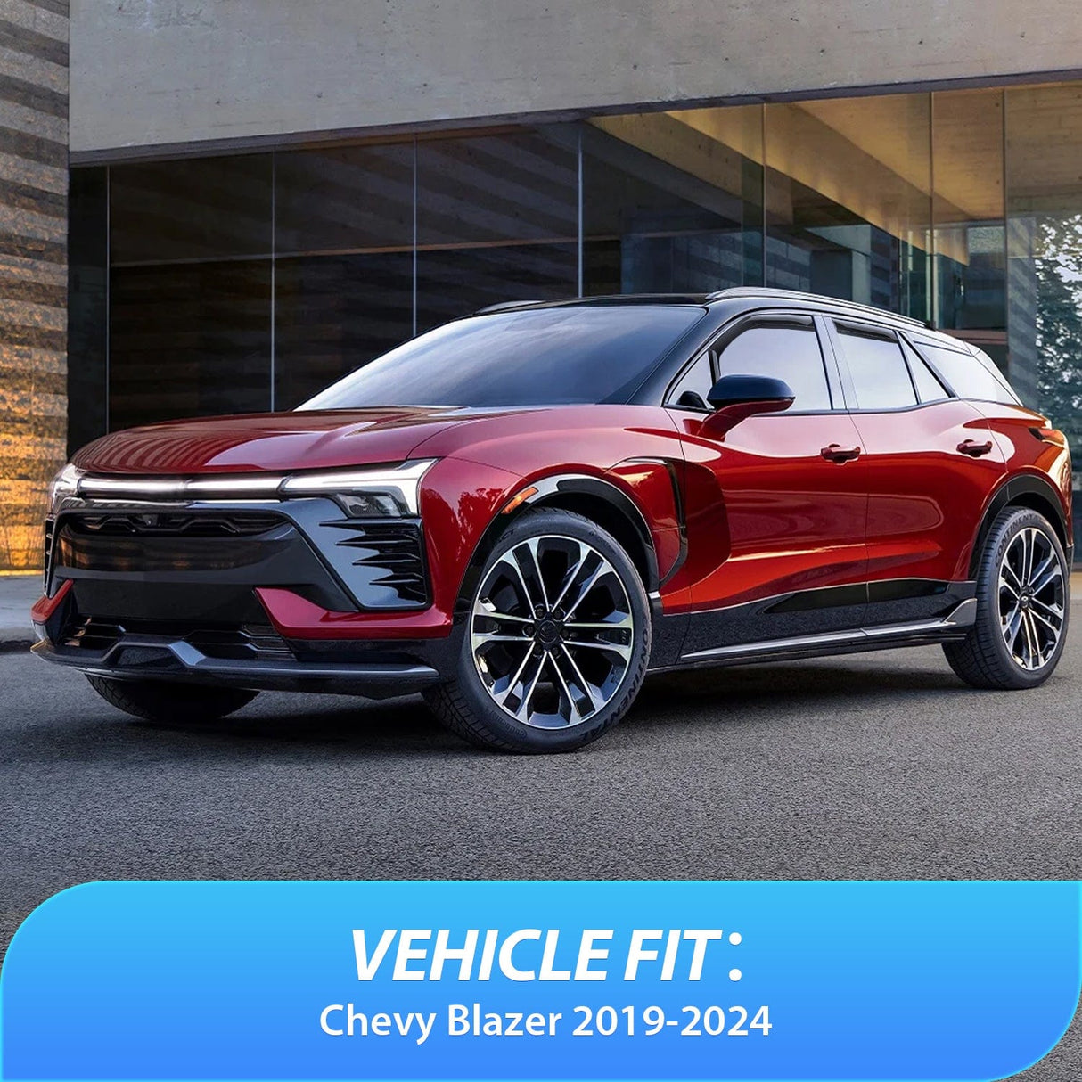 Rain Guards Rain Guards for Chevy Blazer 2019 2020 2021 2022 2023 2024 2025 Window Deflectors, Vent Window Visors-4pcs