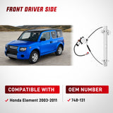 748-131 Power Window Regulator and Motor Front Driver Side Compatible with Honda Element 2003 2004 2005 2006 2007 2008 2009 2010 2011,Front Left Side
