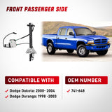 741-648 Power Window Regulator and Motor Front Passenger Side Compatible with Dodge Dakota 2000 2001 2002 2003 2004,Dodge Durango 1998 1999 2000 2001 2002 2003,Front Left Side
