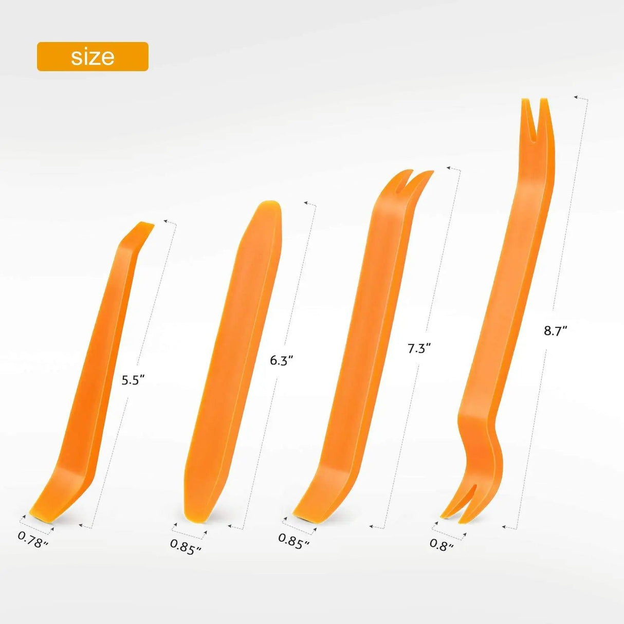 Fender 4 Pcs Car Door Clip