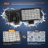 4.4 Inch 36W Square Flood Toggle Switch LED Work Lights (Pair) Nilight