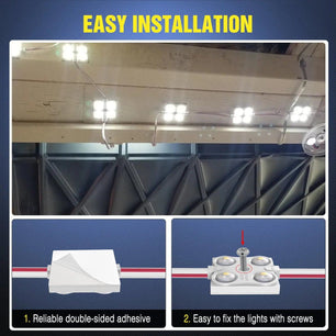 LED Work Light 40 Leds Interior White Light Kits