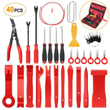 retainer clips 40 Pcs Auto Trim Removal Tool Set Red