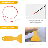 retainer clips 40 Pcs Auto Trim Removal Tool Set Red