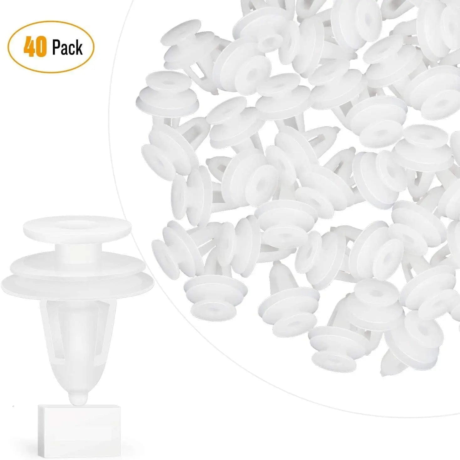 100PCS Auto Car Body Plastc Push Pn Rvet Fasteners Trm Panel