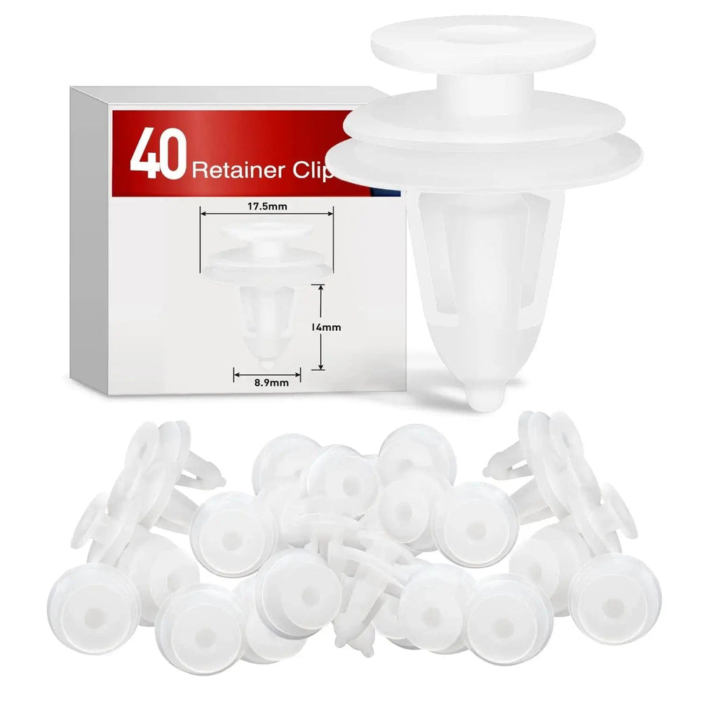 retainer clips 40 Pcs Head 17.5mm Hole 9mm Door Panel Retainer Clips 6504014 Chrysler 300M Cirrus Concorde Intrepid LHS PT Cruiser, Dodge Grand Caravan Neon Stratus, Plymouth Breeze Grand Voyager