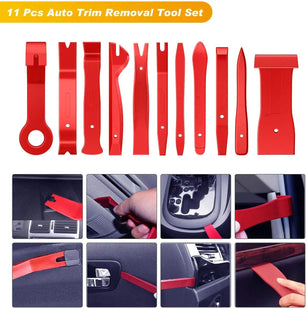 retainer clips 40Pcs Trim Removal Tool Kit Red