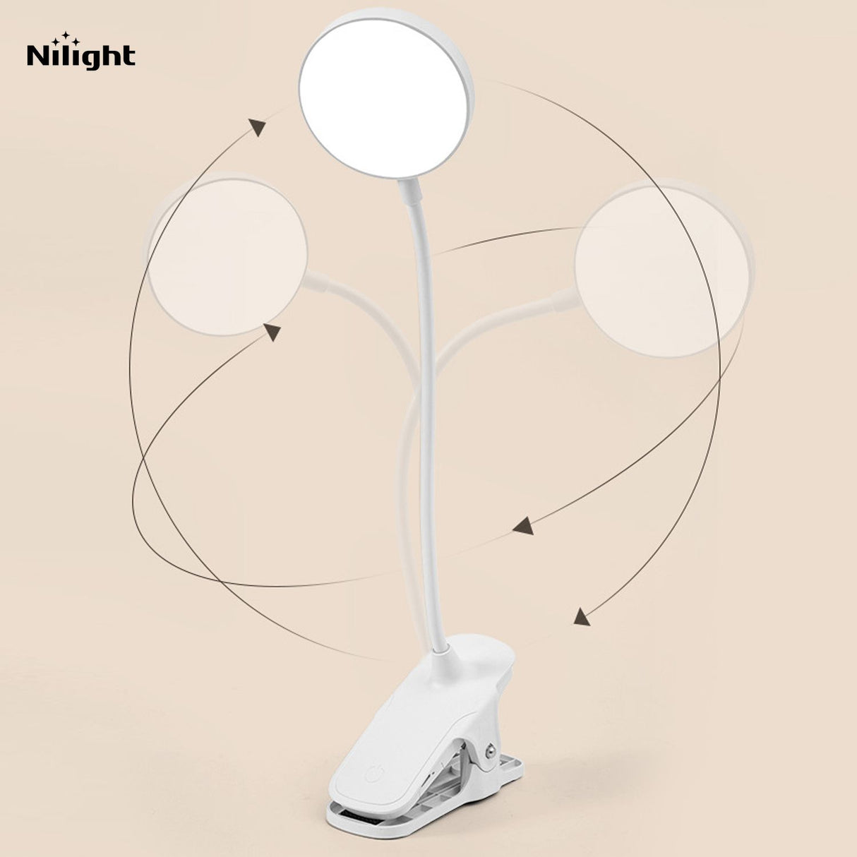Lamp whose light can be turned in all directions