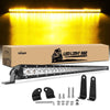 LED Light Bar 41" 200W 11800LM Amber Slim Spot/Flood Led Light Bar | 2 Style Mounts