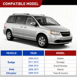 4-Pin Trailer Wiring Harness Kit 56333 Custom for 2008 2009 2010 2011 2012 2013 2014 2015 2016 2017 Jeep Patriot Dodge Durango Caliber Grand Caravan Chrysler Town & Country