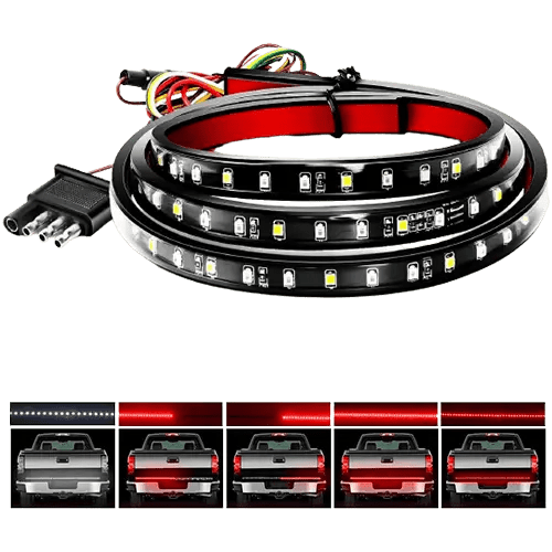 led light strip 48”/49” 90Leds Red White LED Tailgate Light Strip